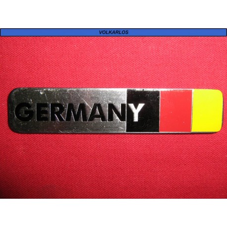 EMBLEMA PLACA CH "GERMANY"