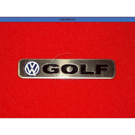 EMBLEMA PLACA CH "GOLF"