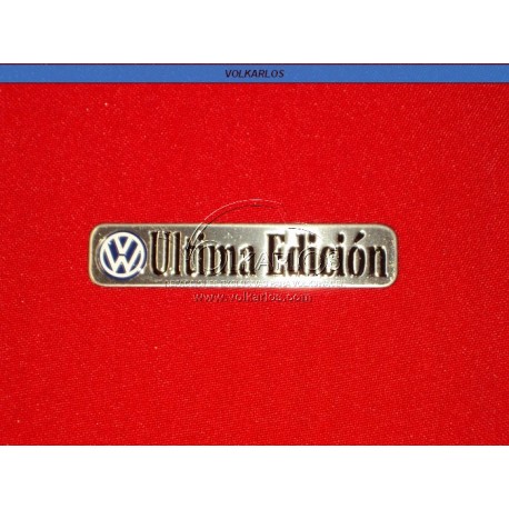 EMBLEMA PLACA CH "ULTIMA EDICION"