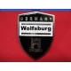 EMBLEMA PLACA ESCUDO "WOLFSBURG I"  GERMANY