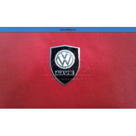 EMBLEMA PLACA ESCUDO "VW LIVE"