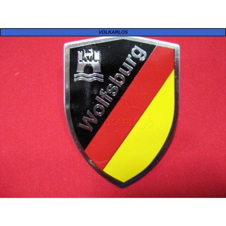 EMBLEMA PLACA ESCUDO "WOLFSBURG"