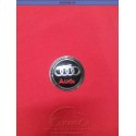 EMBLEMA PLACA RDA. CONICA "AUDI-ROJO"