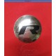 EMBLEMA PLACA RDA. CONICA " R " PLATA