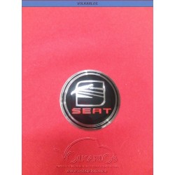 EMBLEMA PLACA RDA. CONICA "SEAT ROJO"