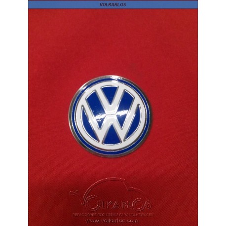 EMBLEMA PLACA RDA. CONICA "VW AZUL"