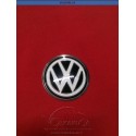 EMBLEMA PLACA RDA. CONICA "VW BCO"