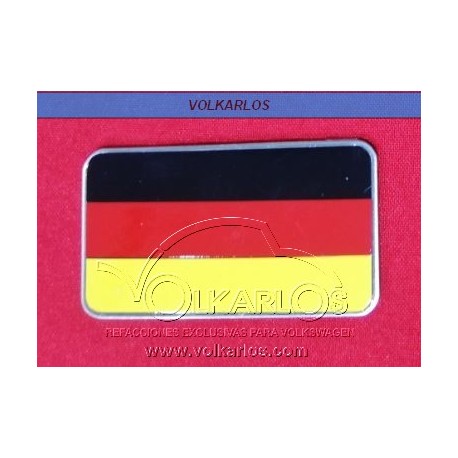 EMBLEMA PLACA RECTANGULAR "BANDERA"