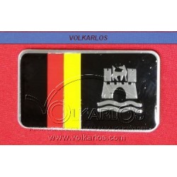 EMBLEMA PLACA RECTANGULAR "CASTILLO NEGRO"