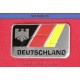 EMBLEMA PLACA RECTANGULAR "DEUTSCHLAND"