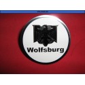 EMBLEMA PLACA REDONDA "WOLFSBURG BLANCA"